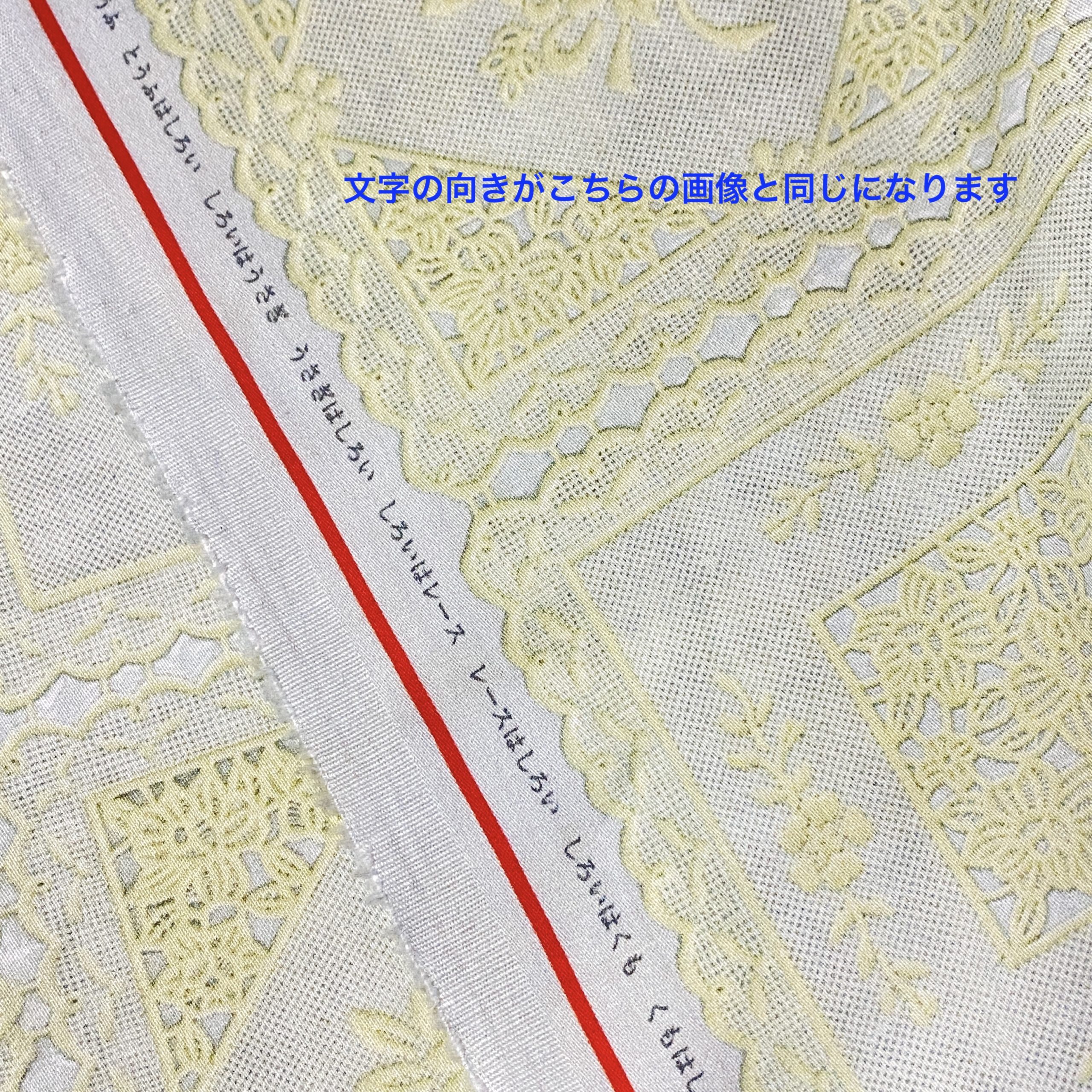 Portugal lace(カットクロス0.5m)コットン - 画像 (4)
